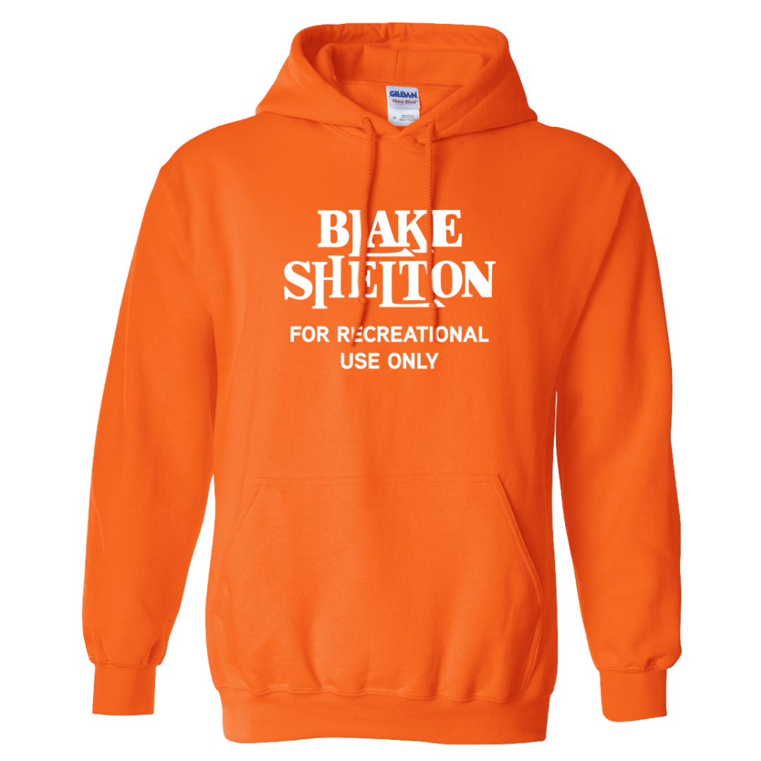 For Recreational Use Orange Hoodie